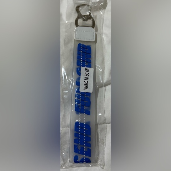 New blue FULL SEND short Lanyard with bottle opener keychain key holder - Picture 2 of 4